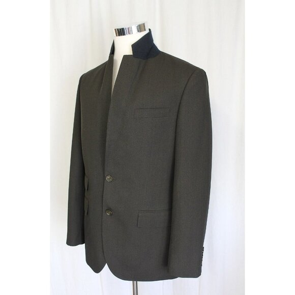 J Crew Sample Ludlow Suit Jacket In American Wool Dark Brown 40R NWOT - Picture 2 of 8